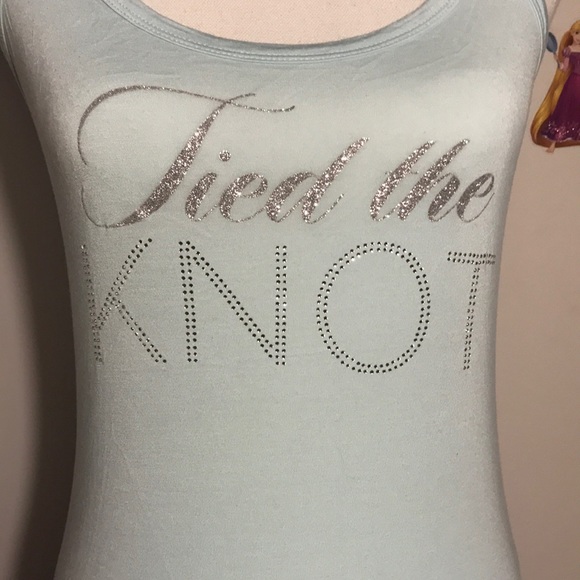 Victoria’s Secret Light Blue “Tied the Knot” Tank - Picture 2 of 7